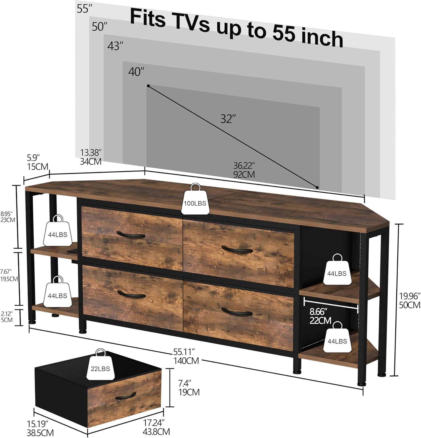 How We Organized Our Space with EXOTICA's Corner TV Stand