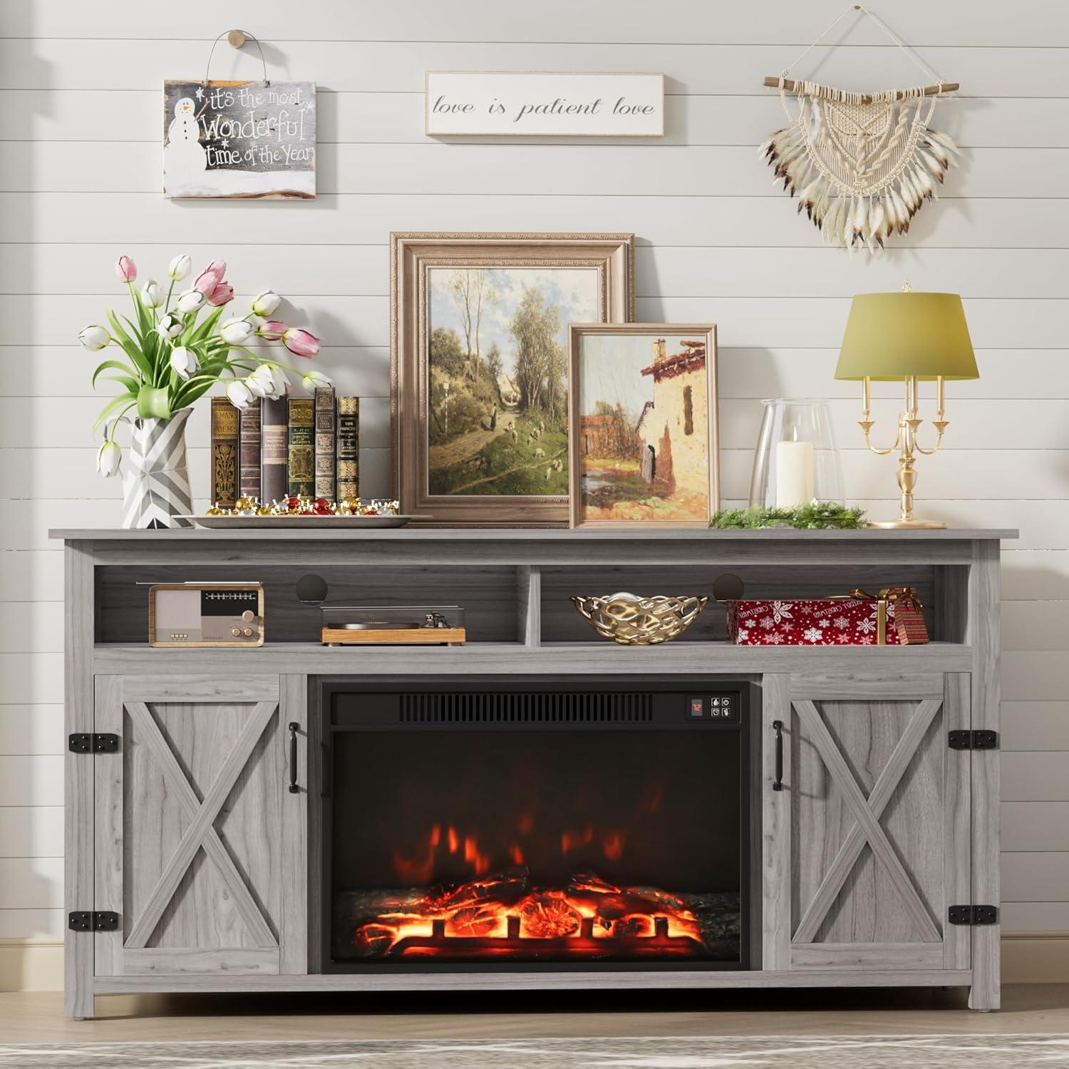 Our⁣ Take on the Furmax Farmhouse Fireplace TV Stand:⁣ Warm & Rustic Review