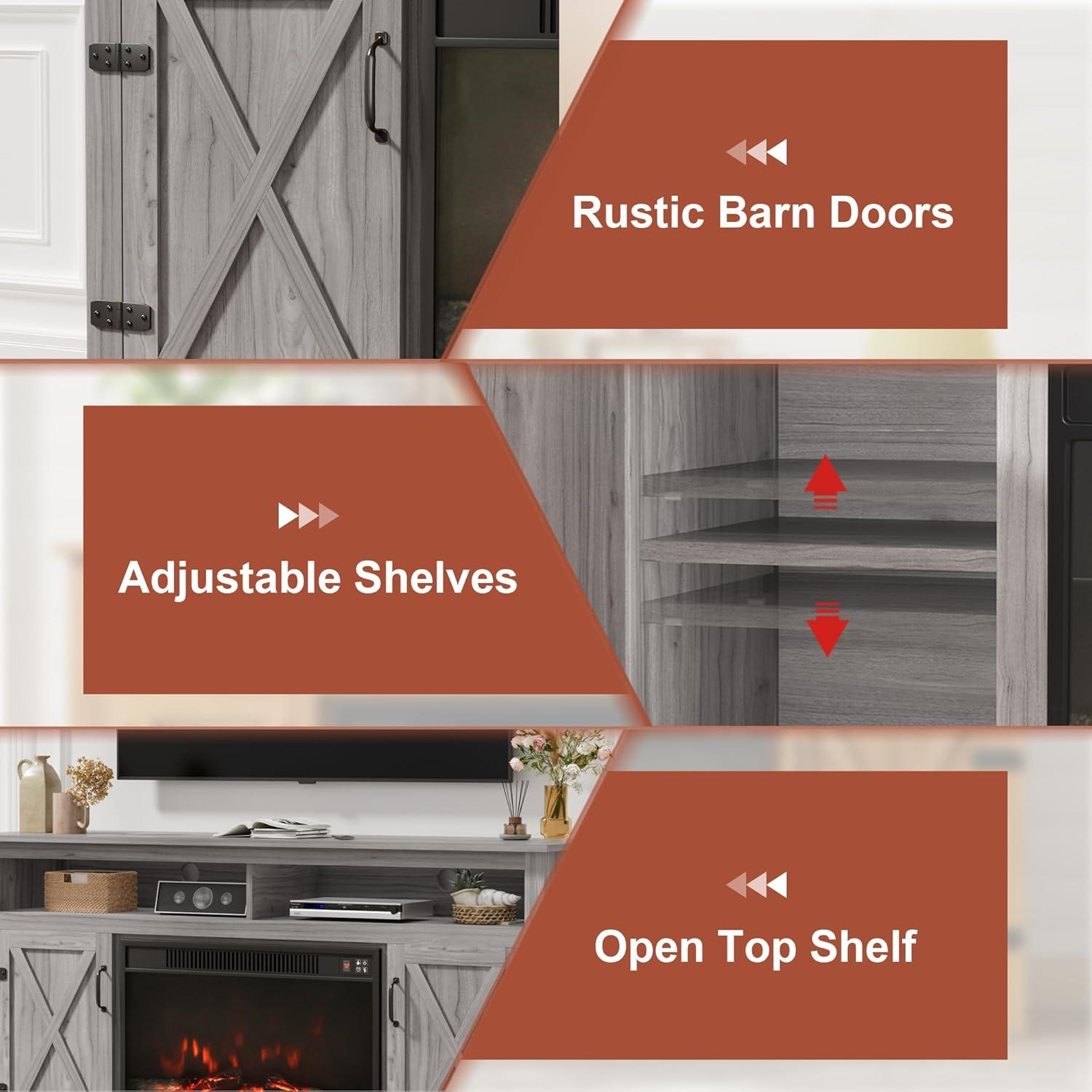 Our Take​ on the‌ Furmax Farmhouse Fireplace TV Stand: warm & ⁤Rustic Review