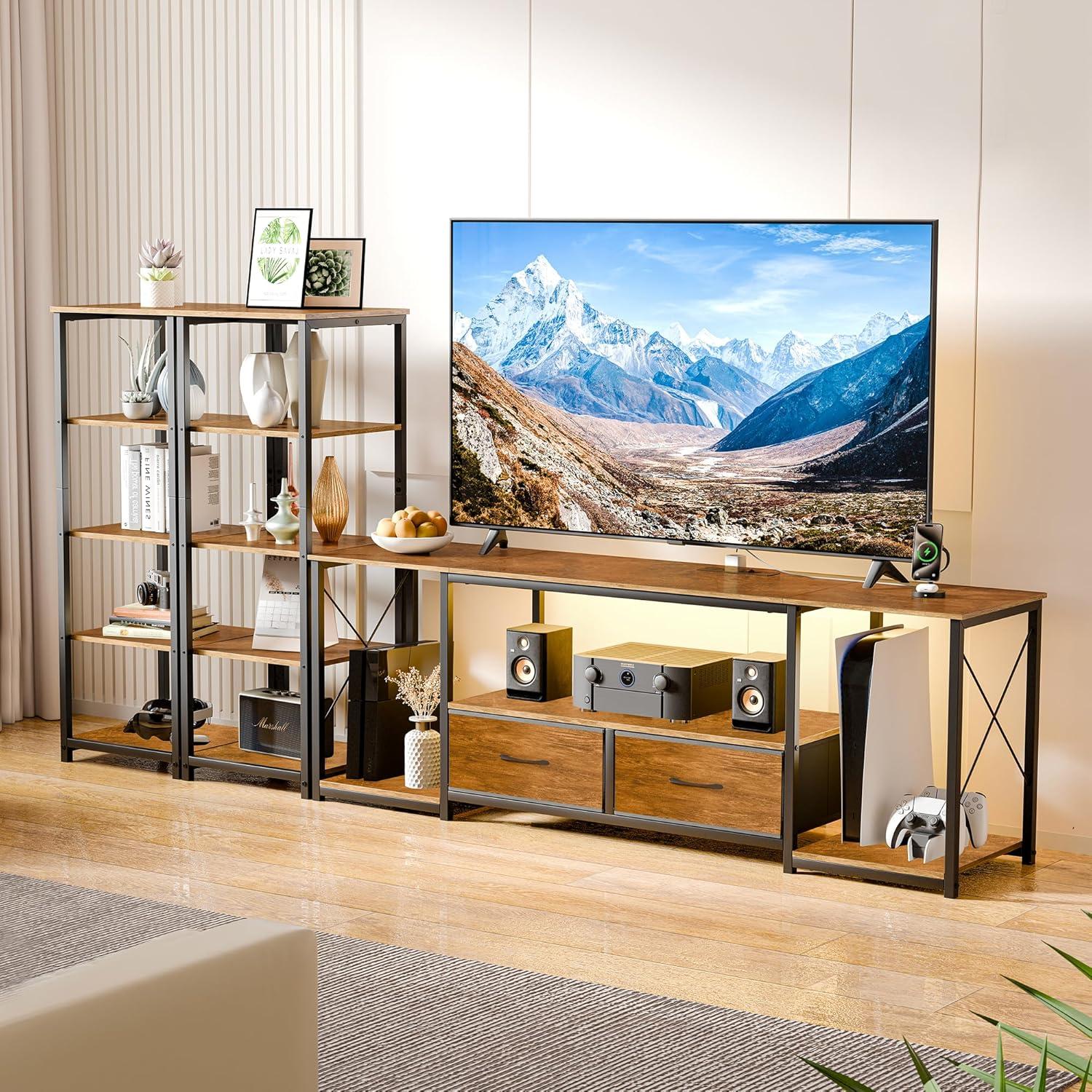 Our Review of the LovaraS TV Stand: Stylish, Spacious & Smart