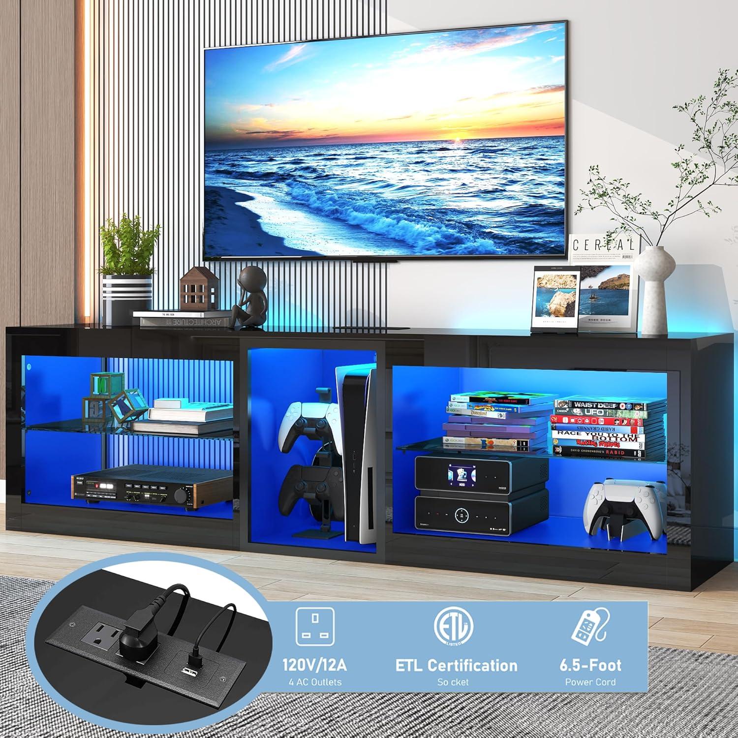 How We Enhanced Our Living Room with Vinctik's LED TV Stand