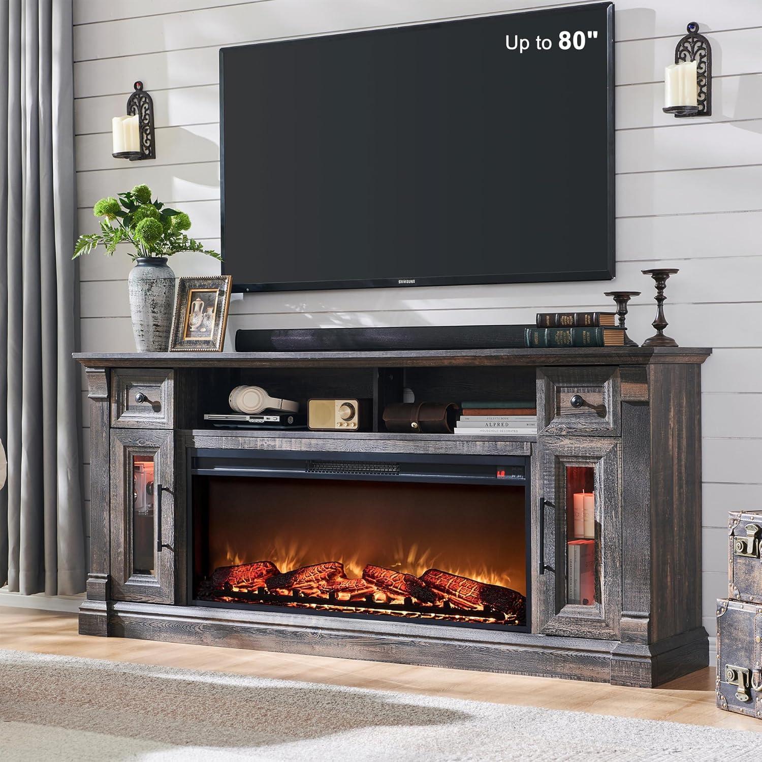 Our Take on the OKD Farmhouse ⁢Fireplace TV Stand's Style & Function