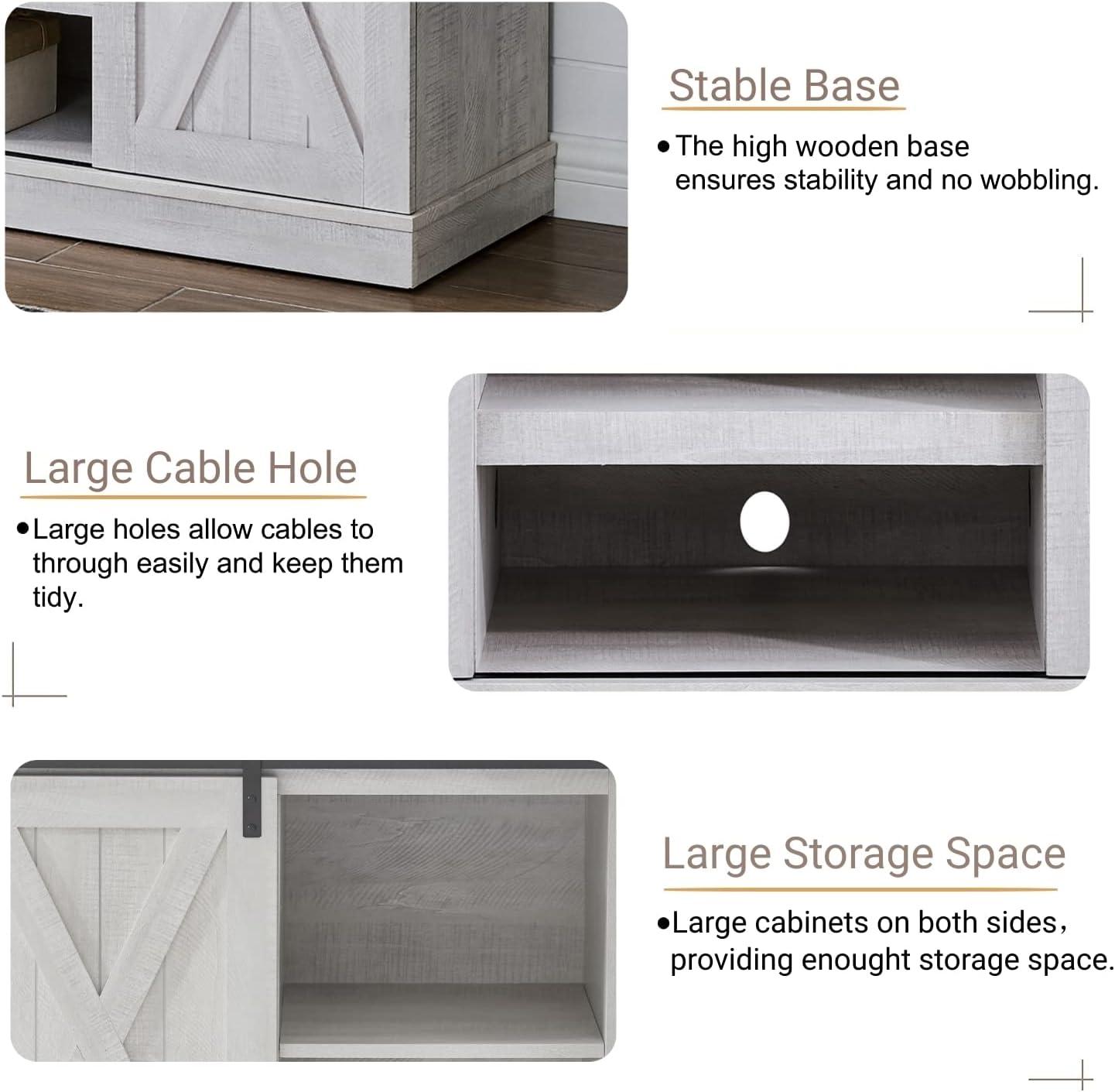 our Honest Take on the EDYO LIVING Farmhouse TV Stand for 65