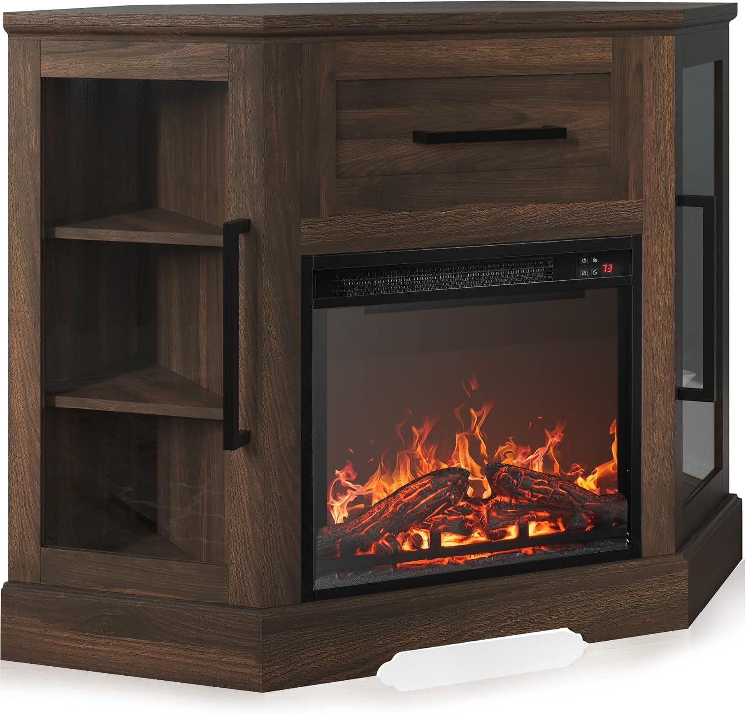Cozy Corner TV Stand Review: Style, Storage & Fireplace Warmth
