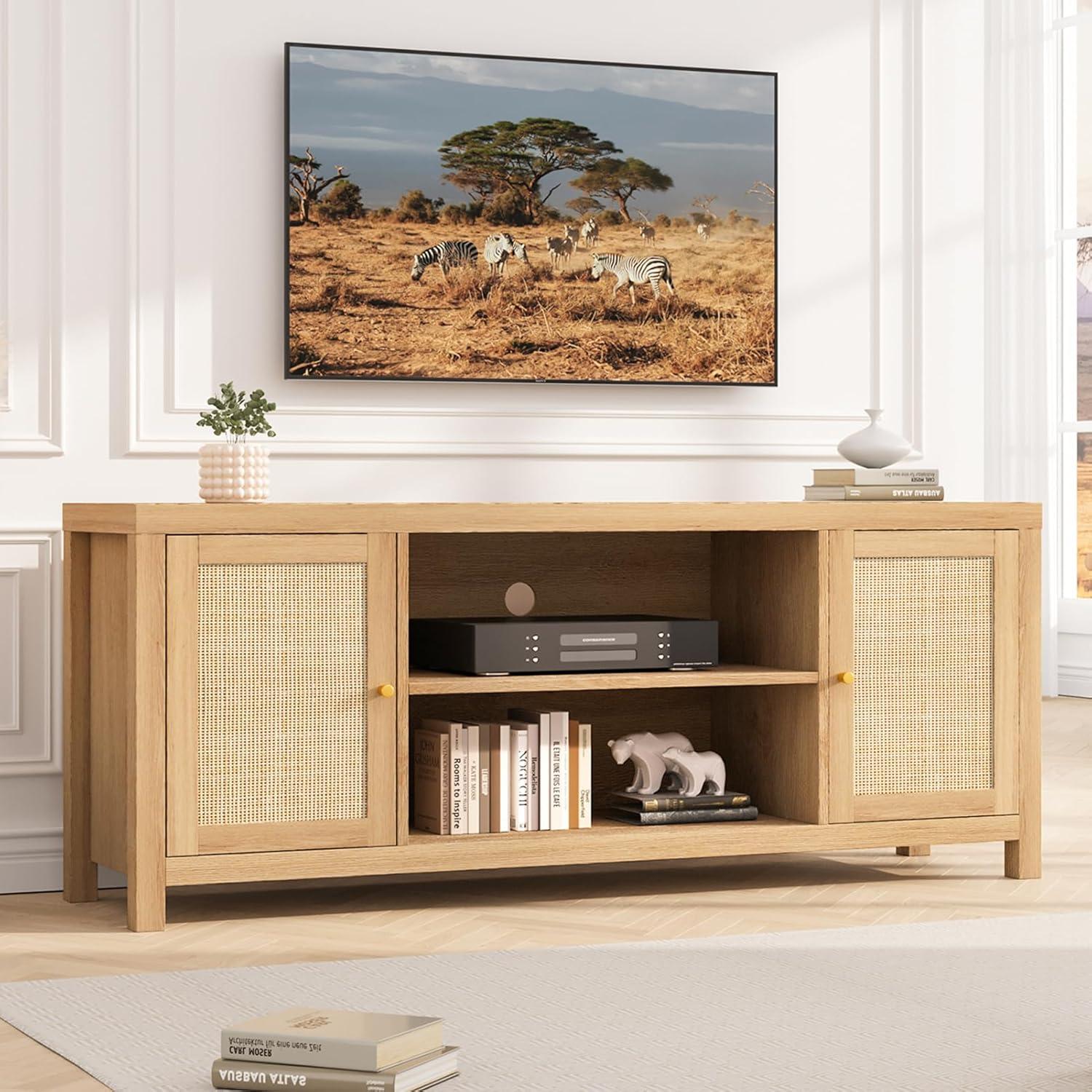 Our Take on the Boho Rattan TV Stand: Stylish, Sturdy & Spacious