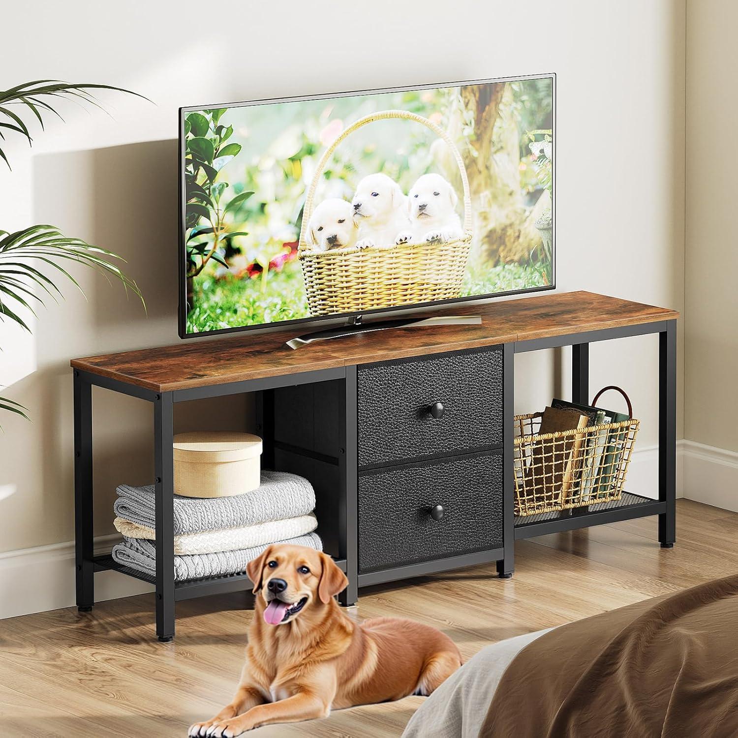 Our Honest Take on the​ Rustic Brown TV Stand for 55