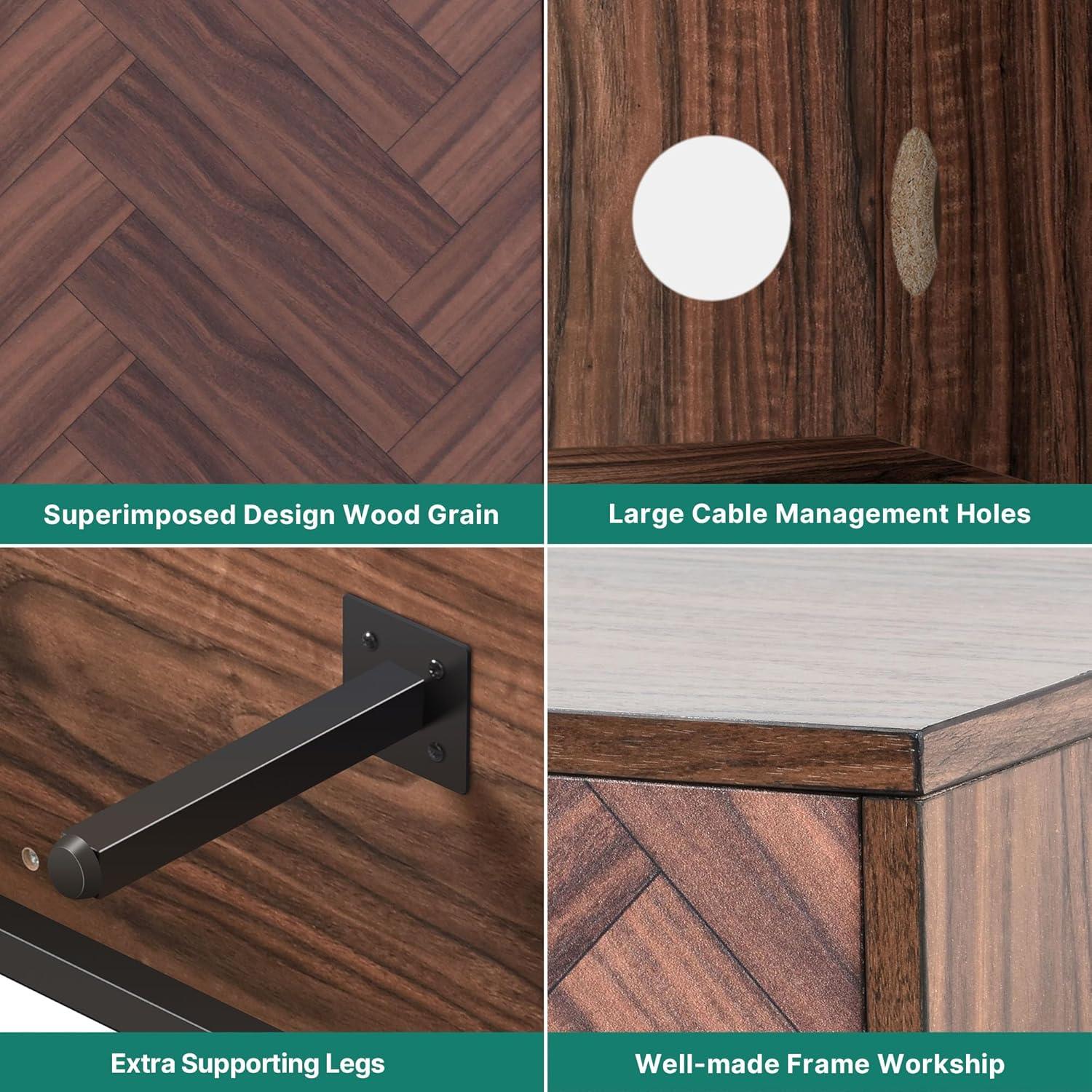 Why We Loved the DWVO Farmhouse TV Stand (But It's Sold Out)