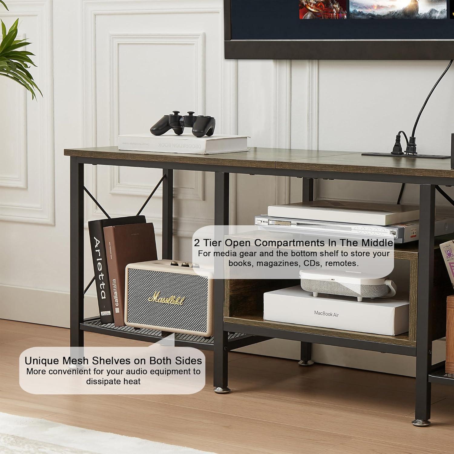 Our Take⁤ on the VECELO TV Stand: Power, Storage & Style Combined