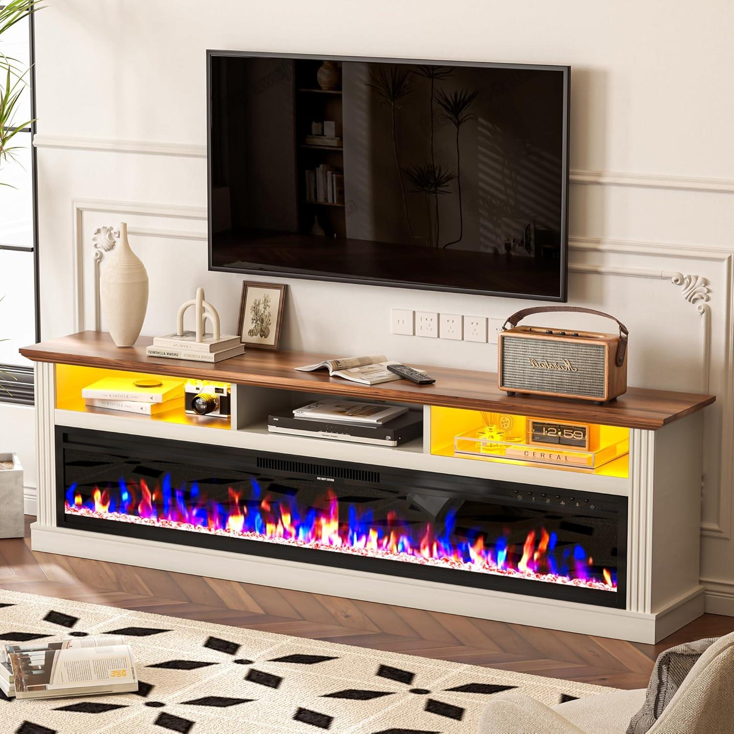 AHB 58 Fireplace TV Stand: how it fits your living room AHB 58 Fireplace TV Stand: how it fits your living room