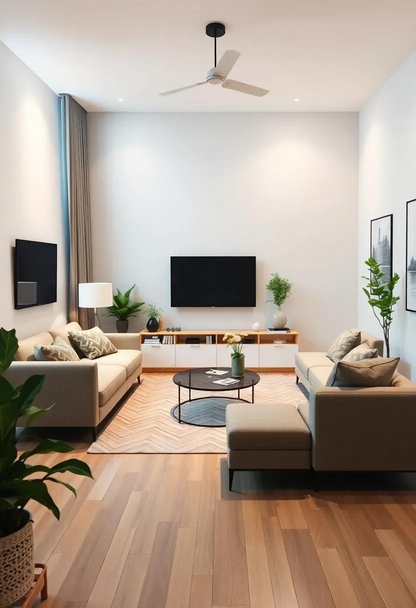 Creating Distinct Zones for Relaxation and entertainment