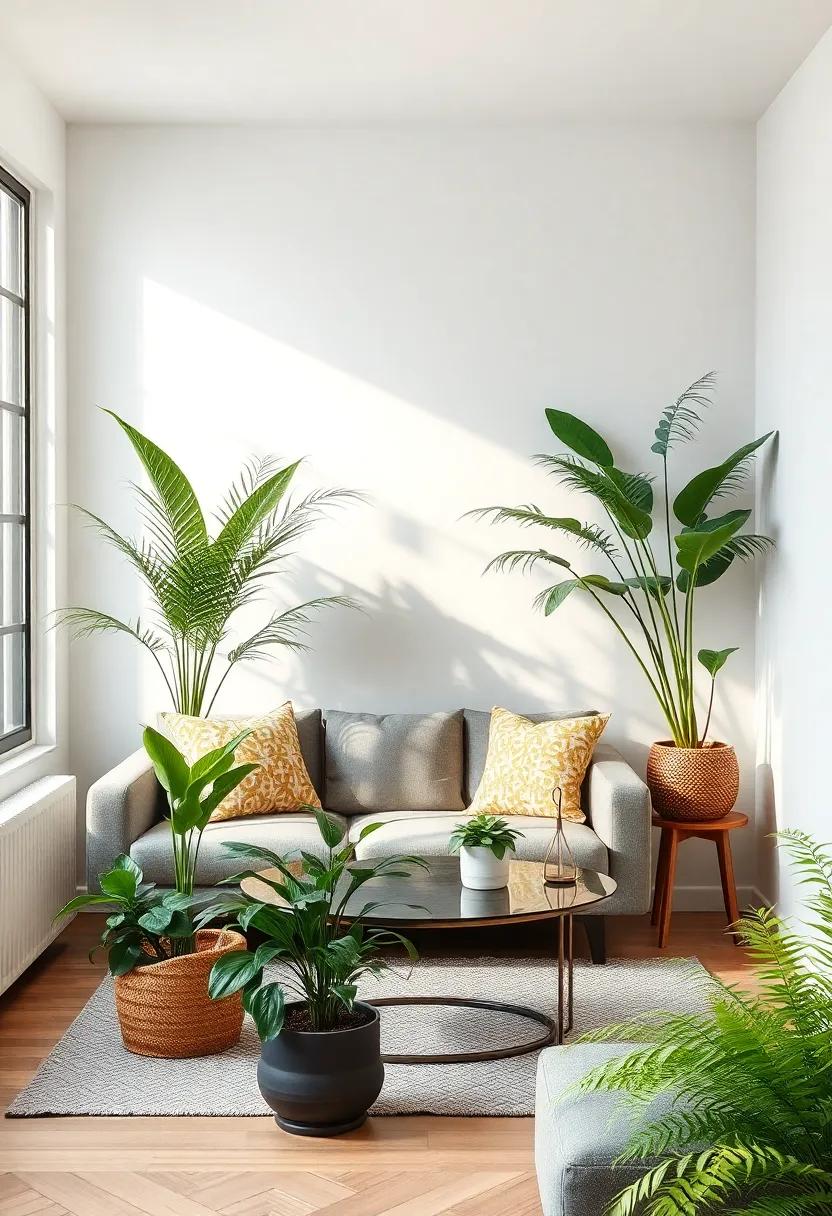 Engage with textures: Utilize plants ⁤with⁢ diverse textures, such as the waxy leaves of the rubber plant alongside the feathery fronds of a fern,‌ to create tactile interest