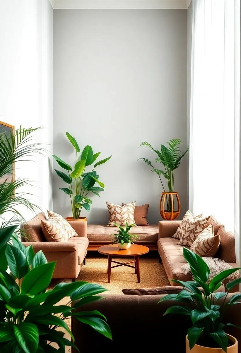 Choose air-purifying plants: Incorporate snake plants, peace lilies, or bamboo palms that not only beautify your space but also enhance air quality