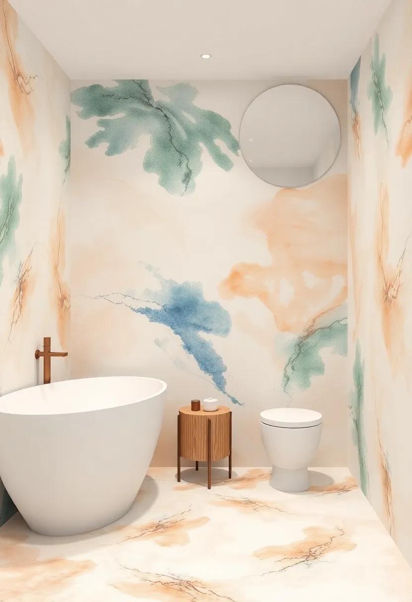 Artistic watercolor Effects: Soften your space with tiles that resemble‌ fluid⁣ watercolor paintings, ⁢adding an artistic vibe that inspires creativity