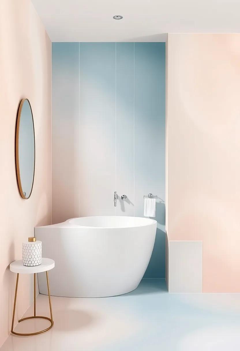 Mesmerizing Subtle‍ Ombre: Embrace the gradient ​trend ⁢with ombre tiles that seamlessly transition between colors, adding a layer of intrigue to ‌your ⁢space