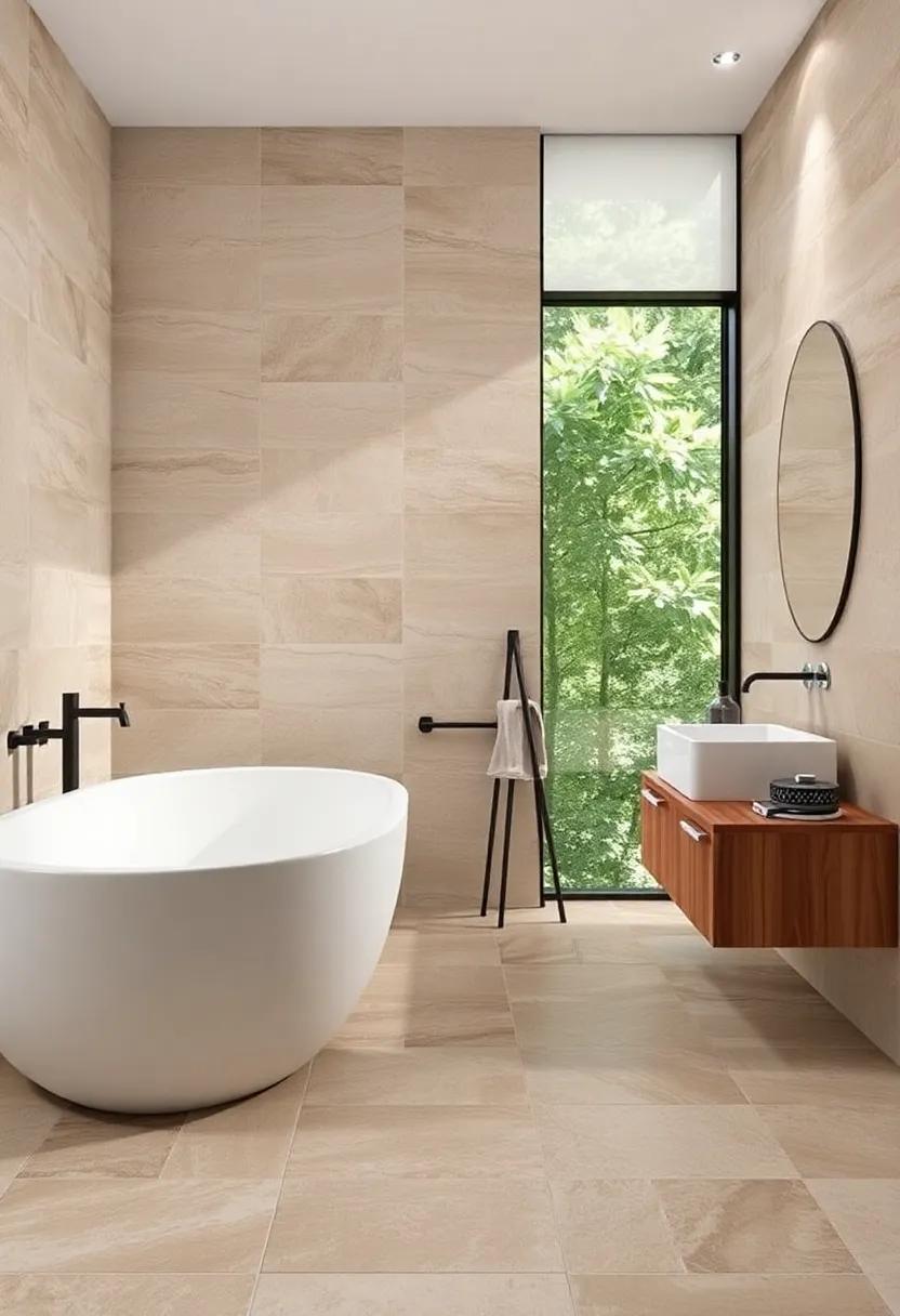Nature-Inspired Stone: Capture the beauty of​ the outdoors ​with stone-look ⁣tiles that provide​ a grounding effect while​ maintaining modern⁤ sensibilities