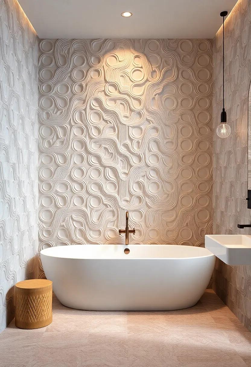 Textured 3D Designs: ⁤Elevate your space with tiles ​that⁣ feature three-dimensional ‌textures, creating a ‍tactile ⁤experience that's as visually stunning as it is unique
