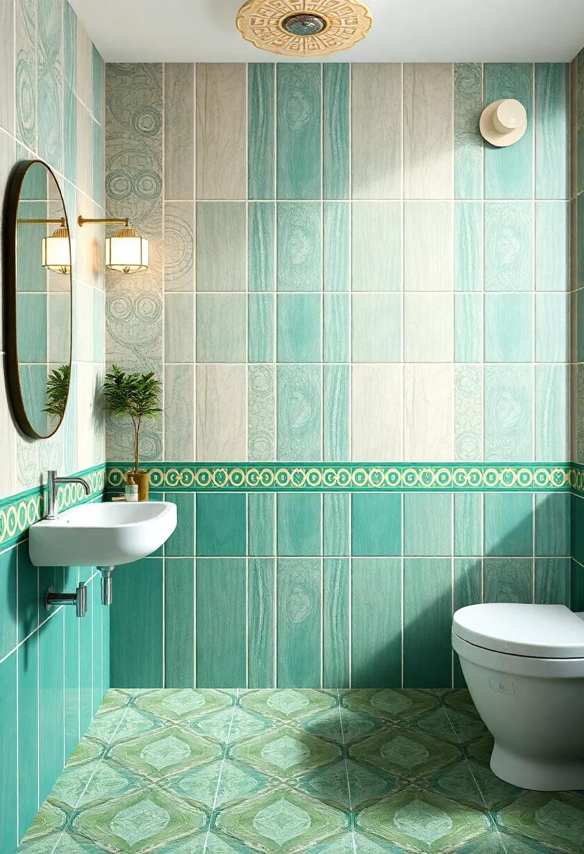 Vintage Art Deco: Explore ⁤tiles that channel⁤ the ​opulence of the⁤ Art Deco era, featuring bold‌ colors and intricate designs that command attention