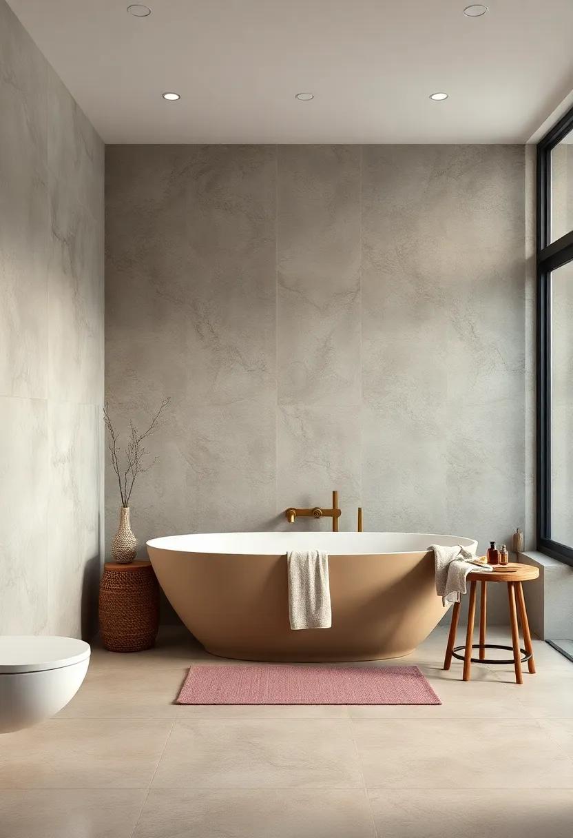 Scandi Chic:⁣ A Scandinavian-inspired ⁤bathroom featuring a sleek ⁤freestanding‍ tub, warm woods,‍ and a ⁢minimalist approach ⁣that embodies simplicity and functionality