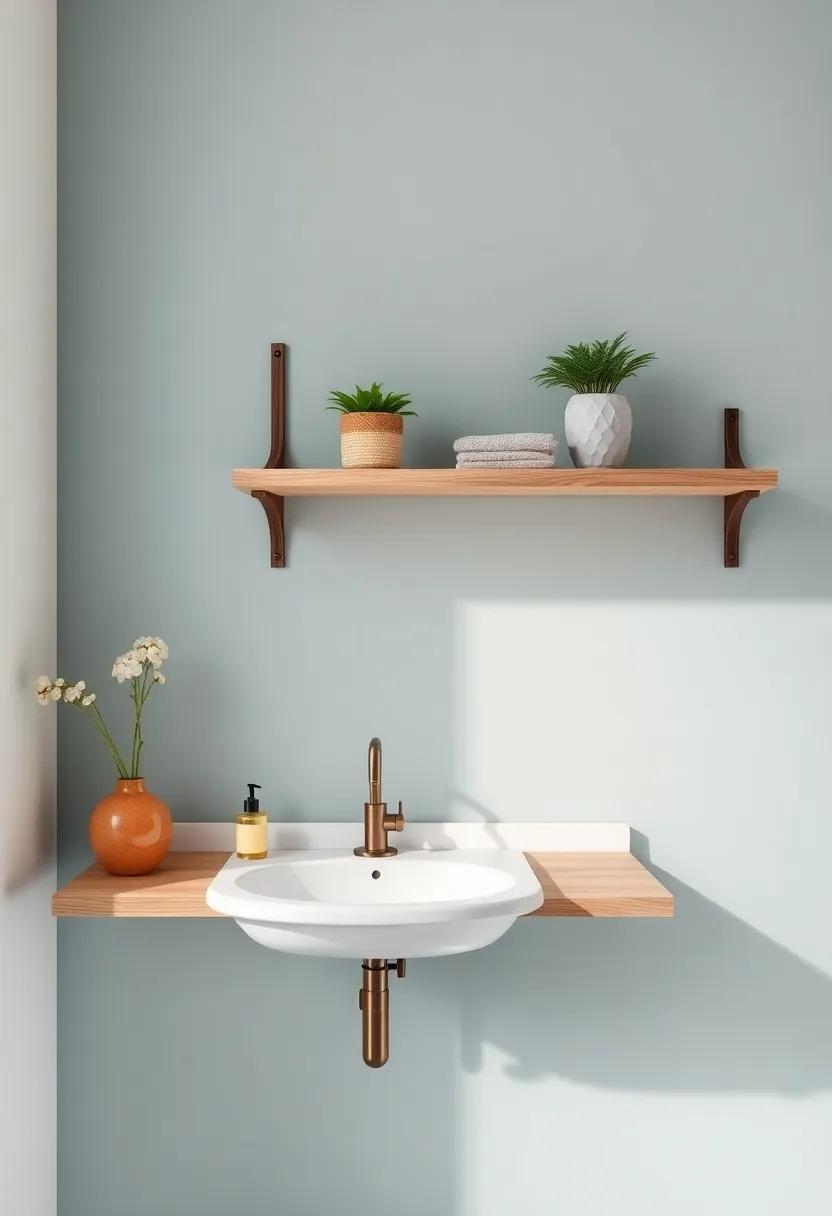 Decorative Bracket Shelves: ⁤Choose shelves with ornate brackets that add a⁢ touch of vintage‍ elegance⁣ while‍ being functional
