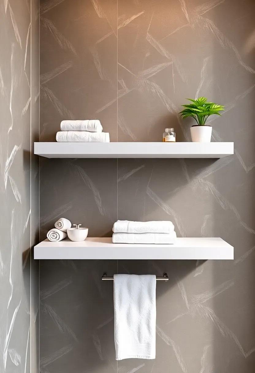Stylish Towel Racks: Maximize‍ utility and⁤ elegance⁣ by ⁣choosing floating shelves designed to hold ‍both towels and decorative items⁣ seamlessly