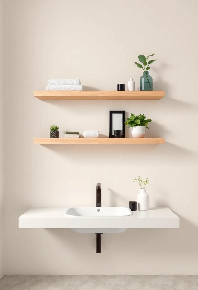 Tiered Shelf Arrangements: ⁢Create a dynamic display with⁣ tiered floating ‌shelves that allow you ⁢to mix ‍and match ⁣decor items at varying heights