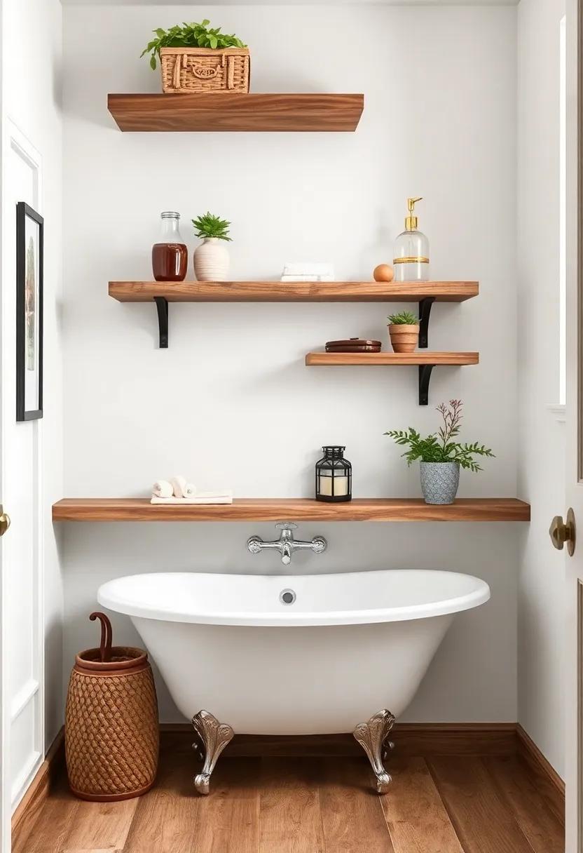 Vintage-Style Shelves: Incorporate ‌a touch of nostalgia with vintage-inspired floating shelves that can beautifully ‍house antique‍ finds ⁣or upcycled treasures