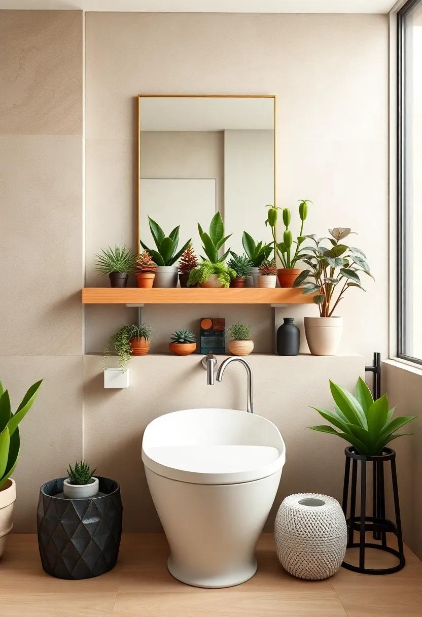 Create a Succulent Shelf: Design a dedicated shelf for an array of colorful succulents that thrive in bright, natural light, offering a low-maintenance option
