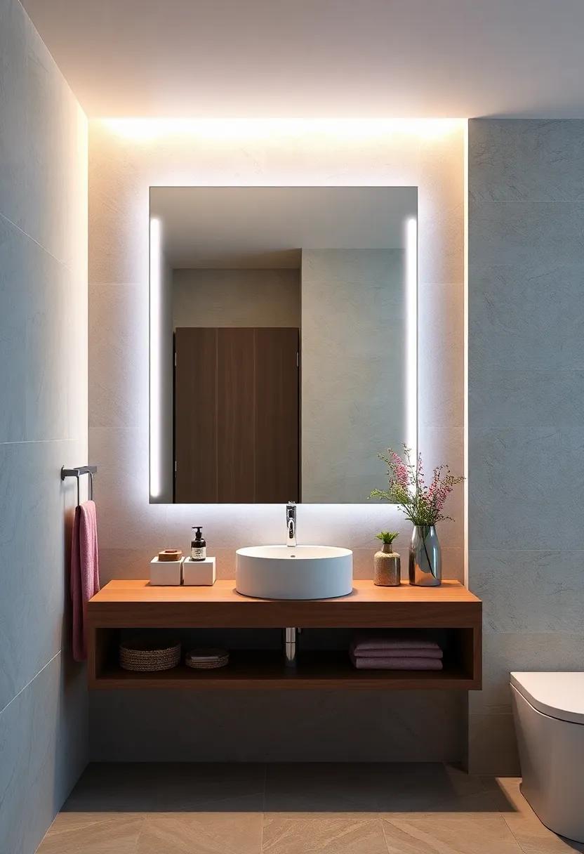 Color-Changing LED mirror: Take illumination to ⁤the next level with​ a​ mirror ⁣that allows ⁤you to‌ adjust colors to suit your mood ⁣or preference