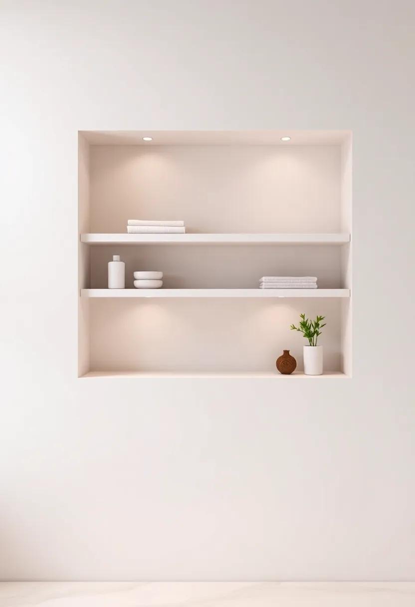 Exploring Inset Shelves for‍ a Sleek, Modern Appearance