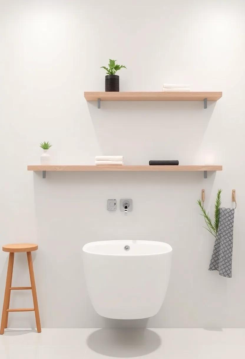 Exploring Wall-Mounted Shelves for Stylish ⁣Bathroom Storage Solutions