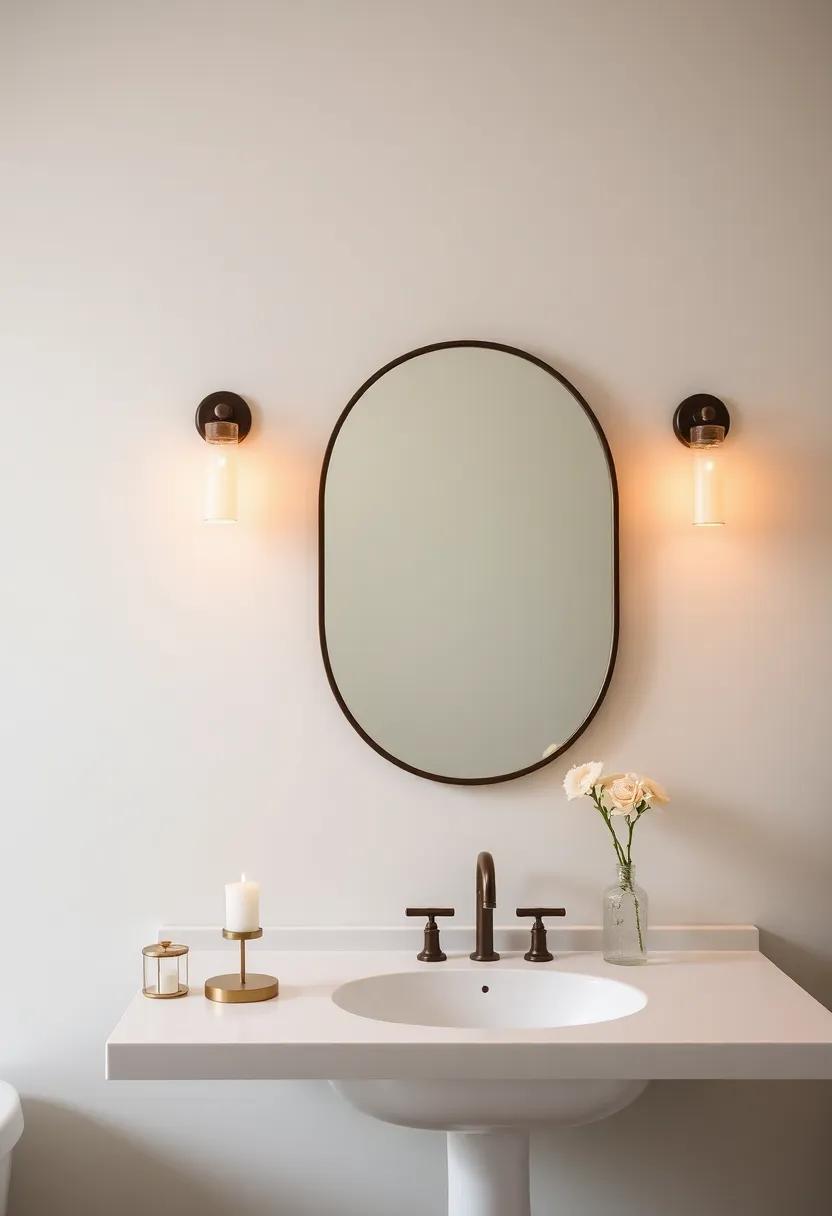 Candlelit Charm: Battery-operated sconces that mimic candlelight create a romantic atmosphere without​ the fuss of real flames