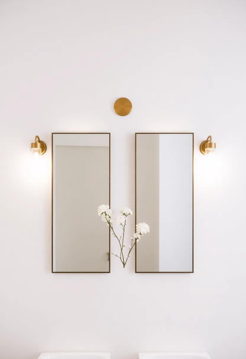 dual ⁣Functionality: Choose sconces with built-in mirrors for practical elegance—great for⁣ grooming with an added flair
