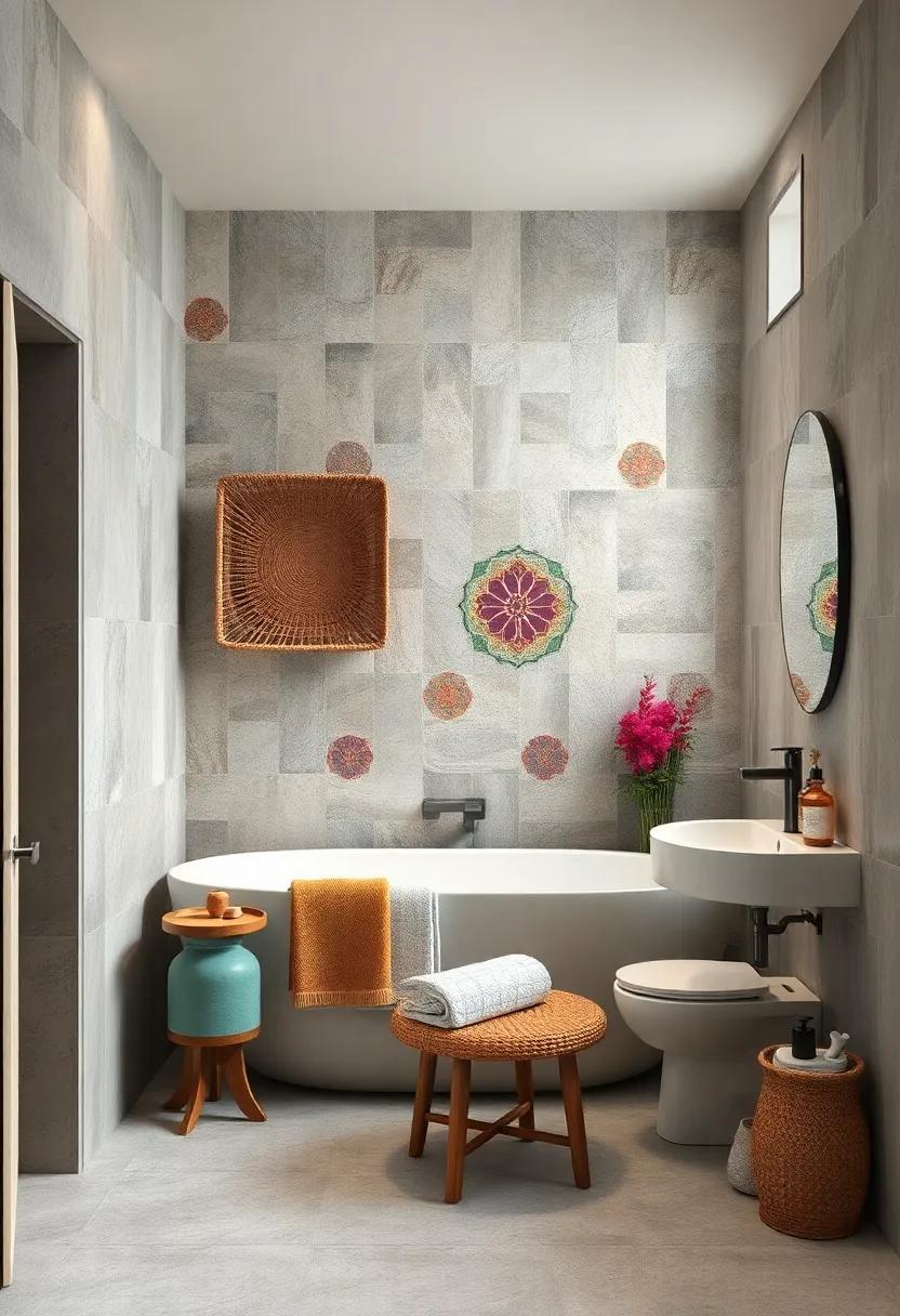 Bohemian Flair:⁤ Embrace eclectic designs and vibrant colors that ⁣reflect a free-spirited style with artisanal tiles