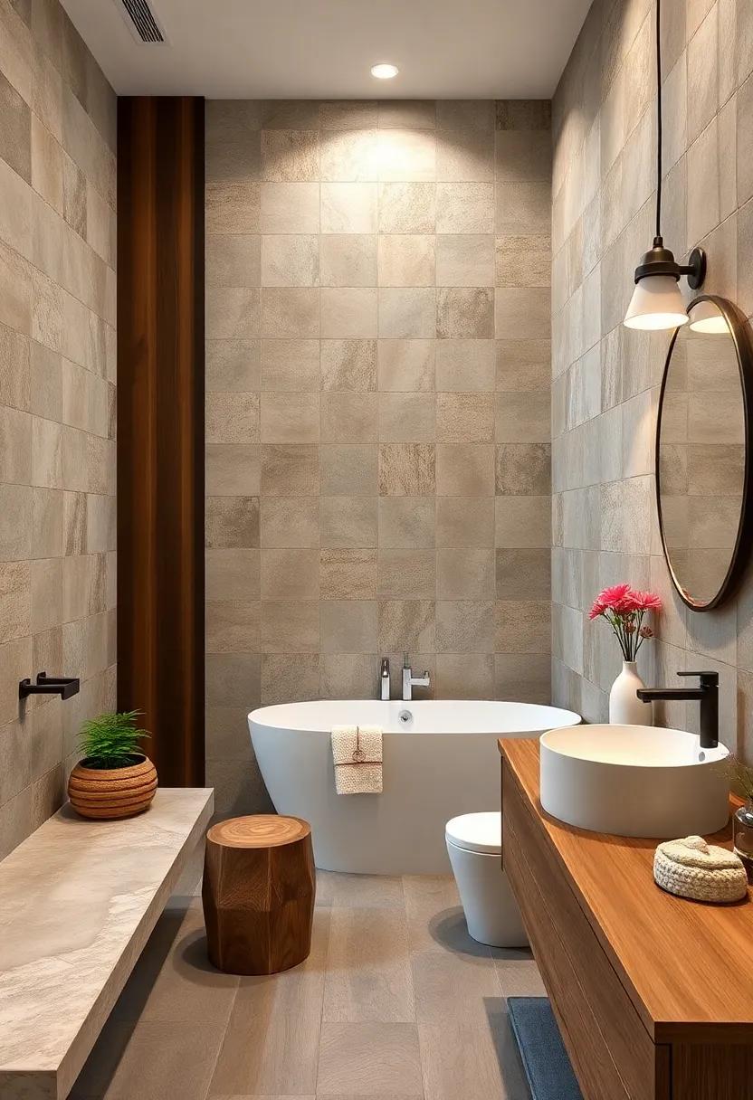 Upcycled and​ Reclaimed Tiles: Go green with environmentally friendly tiles that tell a story and add uniqueness to your design