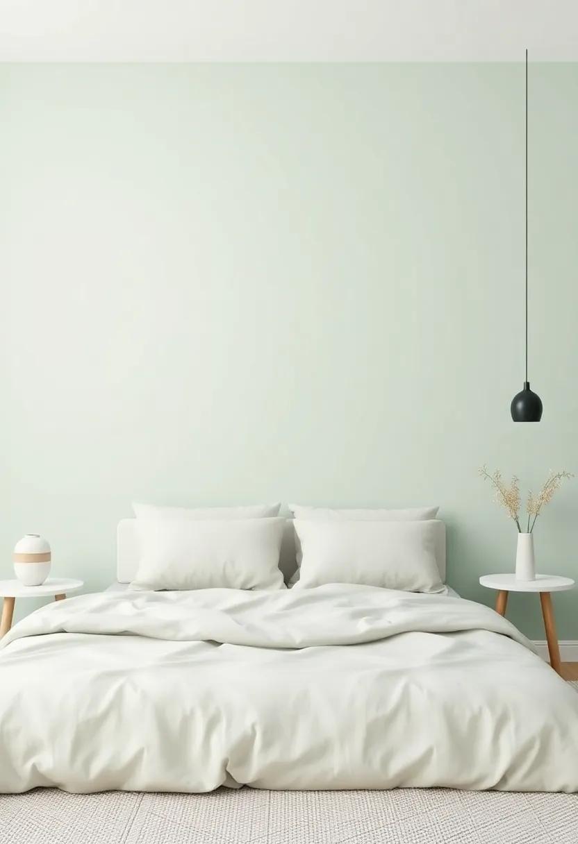 Ocean Breeze: Transforming Bedrooms ‌with Soft Seafoam Green Walls