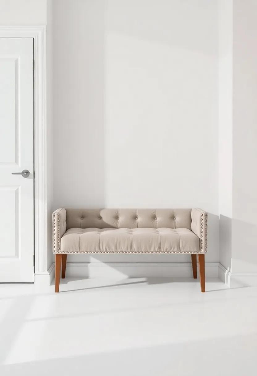 Incorporating Tufted Seat Benches into Small Spaces