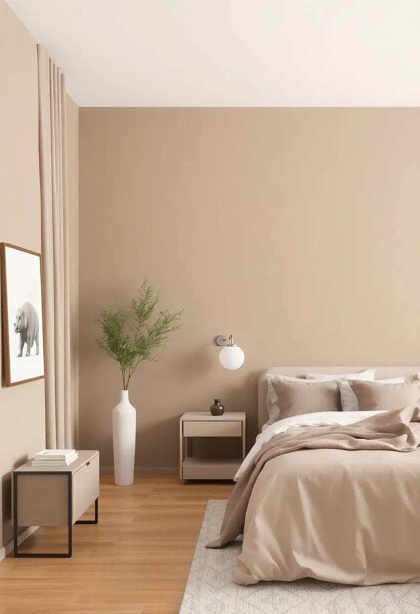 Warm Taupe: This‍ neutral shade ‌strikes the right balance between gray and beige, providing a sophisticated backdrop that allows other colors to shine