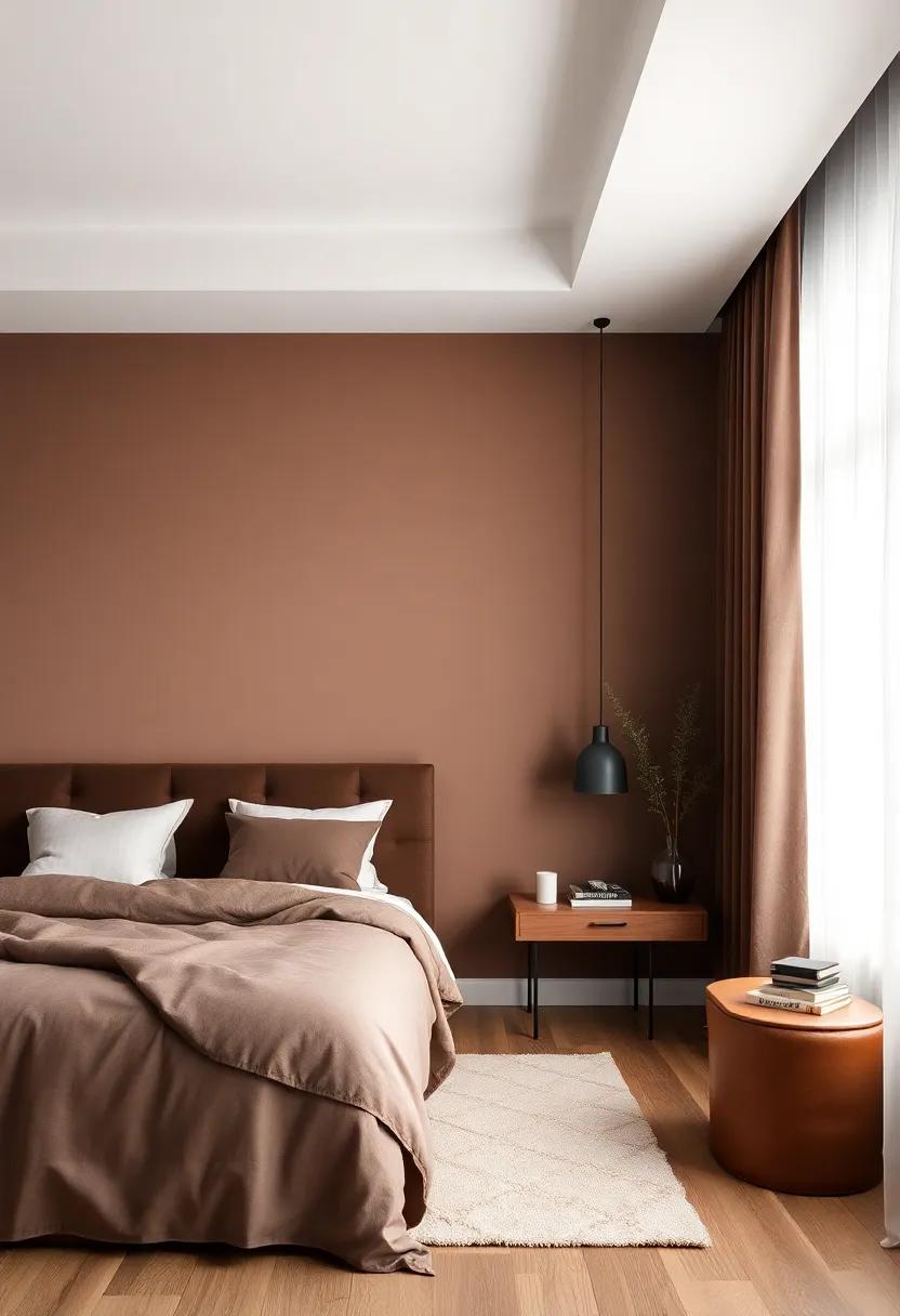 Mocha Brown: A rich mocha brown can create a warm and enveloping feel; it's ⁣understated yet luxurious, setting‌ the stage for restful nights