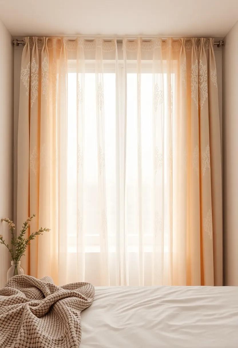 Warmth and Comfort: Choose lace curtains that evoke a sense of warmth and intimacy, transforming your bedroom into a serene haven ideal for rest and relaxation