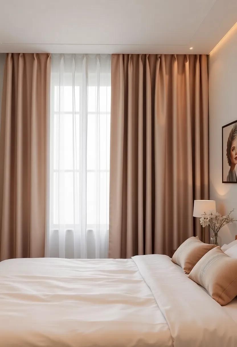 transformative Lighting Ideas to Highlight Silk Curtain Elegance