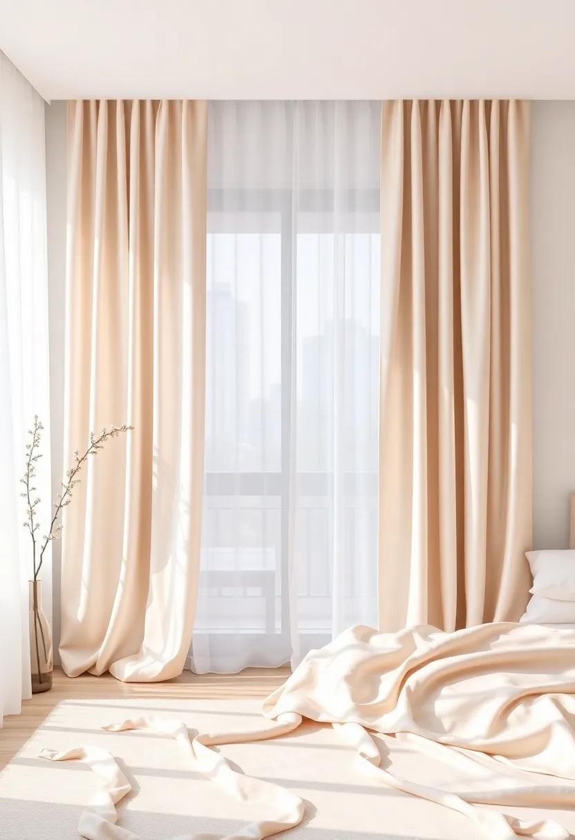 Seasonal silk Curtain Looks to Refresh Your Bedroom's Style