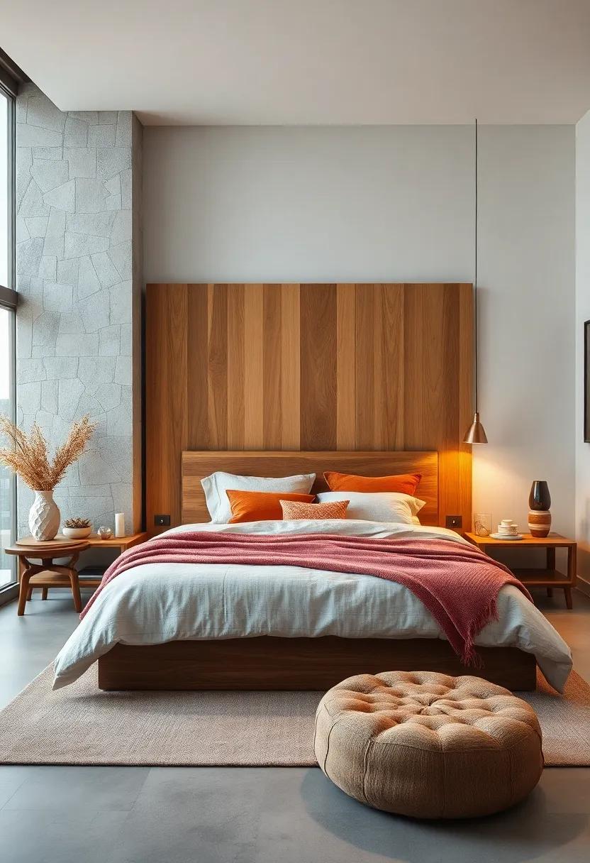 Creating a Serene Atmosphere⁤ with Earthy ⁢Wood Tones