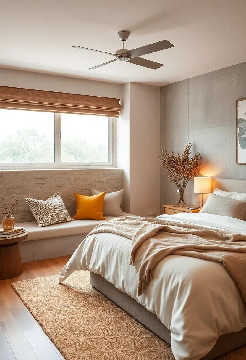 Cozy Nooks: Design a reading nook with⁢ neutral cushions and warm tones, offering a comfortable ​escape within your bedroom that invites relaxation and leisure