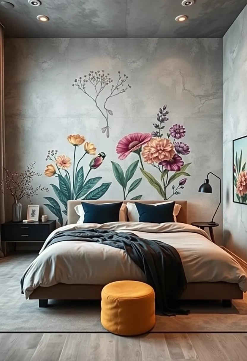 Botanical⁣ Prints: Choose wallpaper ‍or decals featuring beautiful​ botanical illustrations, making your bedroom feel like a tranquil garden
