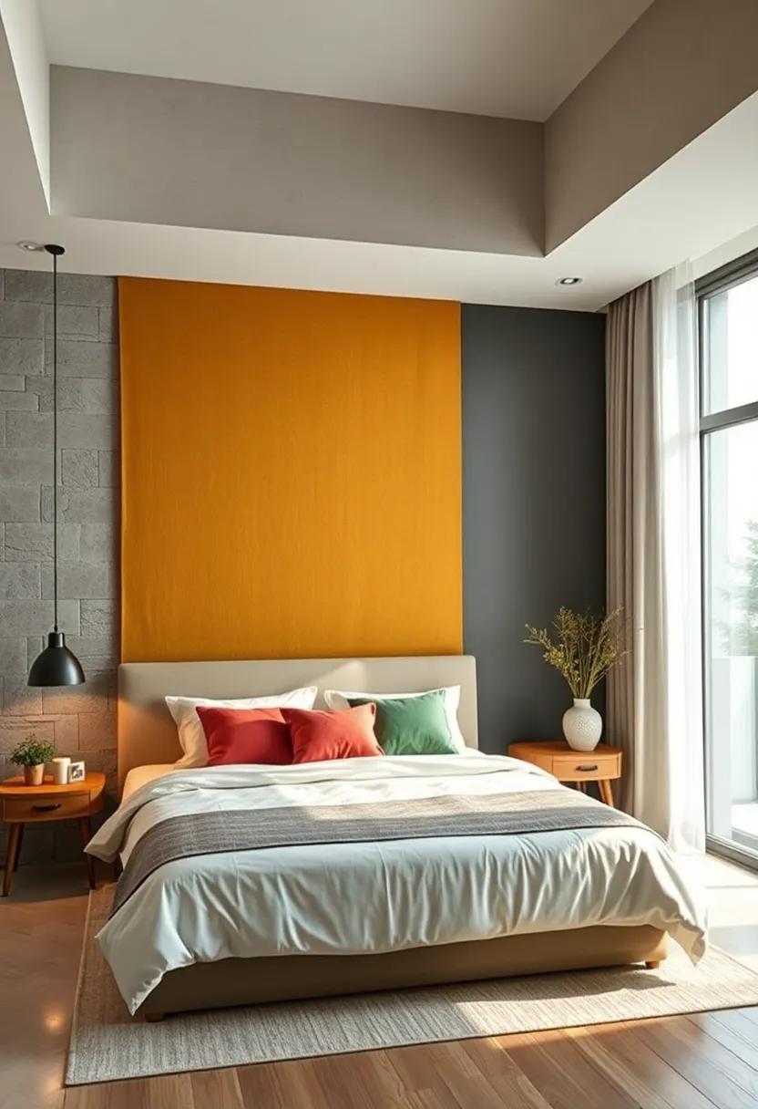 Fabric-Covered Accent wall: Use unique ⁣fabrics to cover a section of the‌ wall, adding warmth and a tactile element ⁢to the room