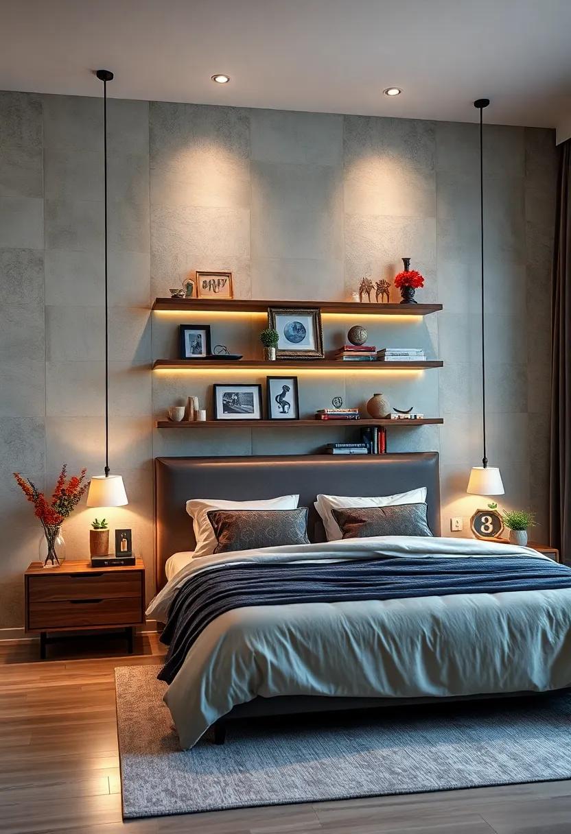 Floating Shelves Display: Feature meaningful decor ⁢or books in an organized manner with stylish floating shelves to⁣ enhance your personalized space