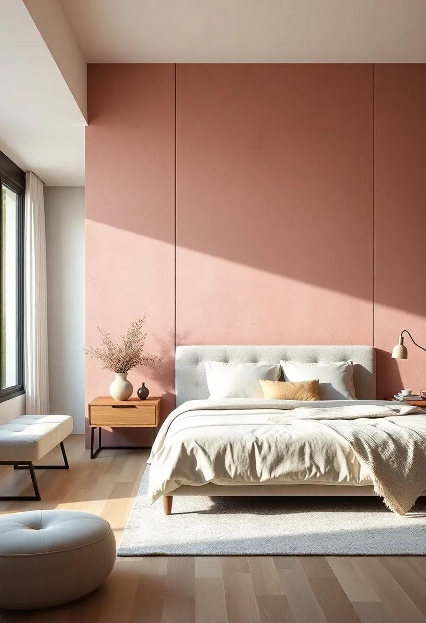 Soft Pastel Palette: Use gentle pastel‌ colors to create⁢ a soothing feature wall that contributes to a serene⁢ and peaceful vibe