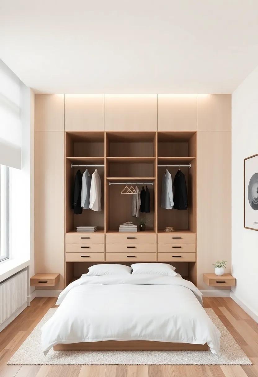 Flexible Bedroom⁢ Layouts⁣ with ​Multi-Functional Built-In ​Features