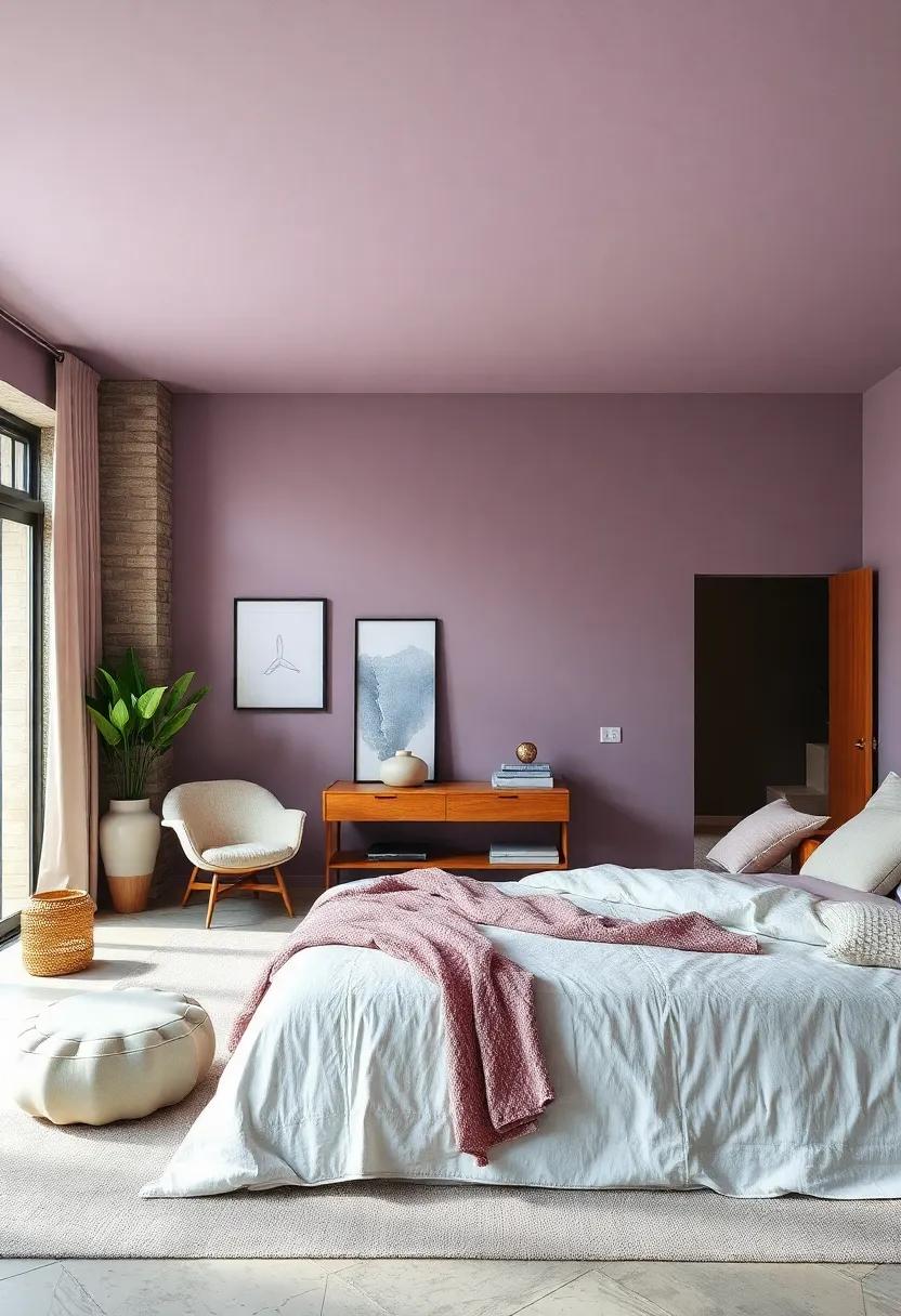 Dusty Lavender: A soft lavender⁤ with earthy ‌undertones fosters serenity, bringing a whimsical touch that calms the mind and enhances ⁣rest