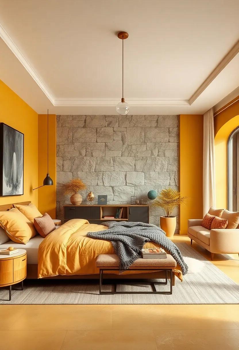 Earthy Mustard: An unexpected twist, earthy mustard ‍adds warmth and a touch⁤ of personality, creating a cozy ⁤and​ welcoming retreat